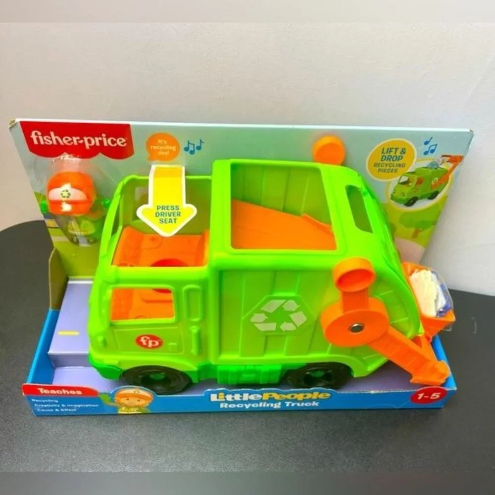 Fisher Price ~Little People Toy Food Truck  Figures Sounds Ages 1-5 (#8835)